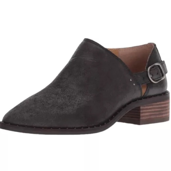 Lucky Brand Gahiro Leather Ankle Cut Out Bootie Brown Women’s 10 - Picture 2 of 10